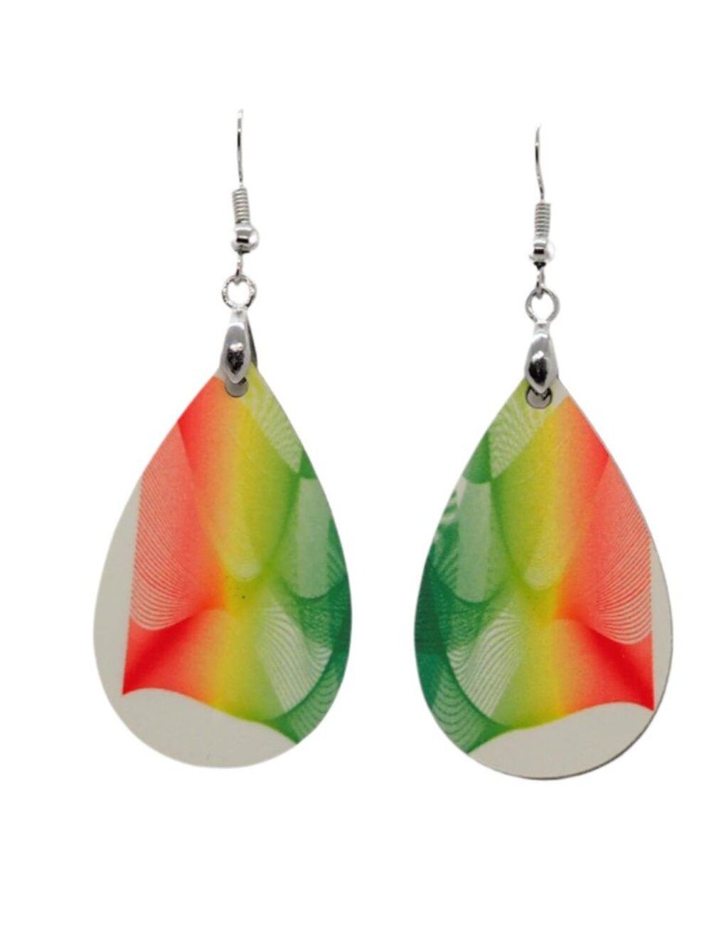 Teardrop Spiral Earrings